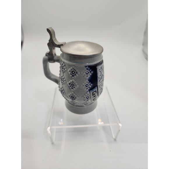 Antique Original King Gruss Aus German Beer Stein Western Germany - Picture 3 of 8